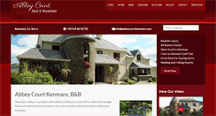 Desktop Screenshot of abbeycourtkenmare.com