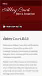 Mobile Screenshot of abbeycourtkenmare.com